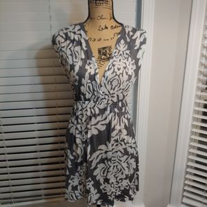 Long print top